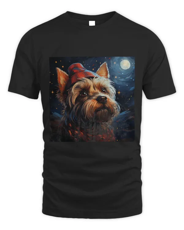 Cute Scottish Terrier Dad Patriotic Red Baseball Cap - Unisex Standard T-Shirt Unisex Standard T-Shirt