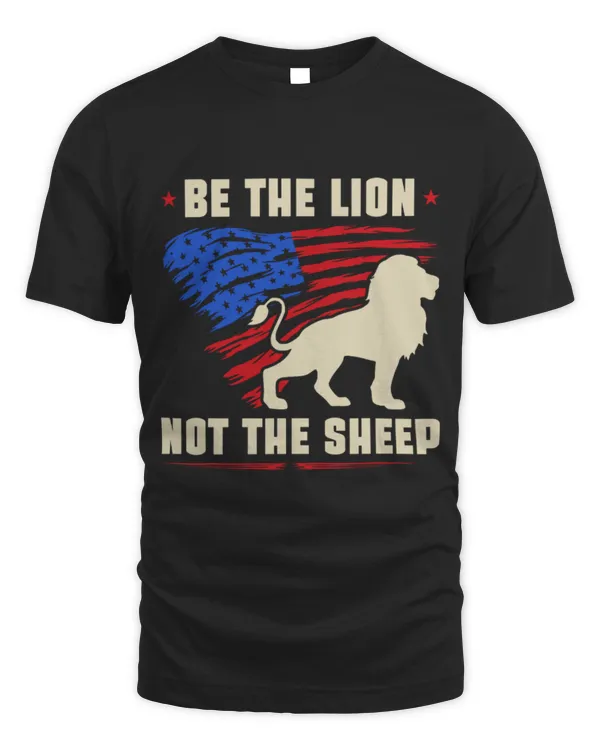 Lion Pet Be The Lion Not The Sheep Motivational Patriotic Lion 2