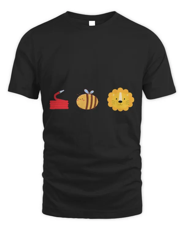 Lion Pet Hose Bee Lion Firefighter Funny Sarcastic Saying
