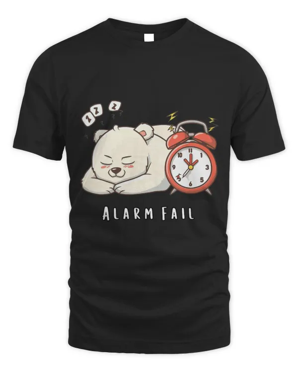 Cute Bear Polar Bear Alarm Fail Polar Bear Lovers sleeping Pajama