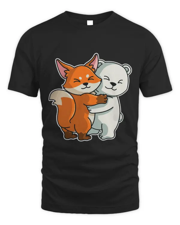 Cute Bear Polar Bear and Fox Cute Animals for Women Animal Hugging