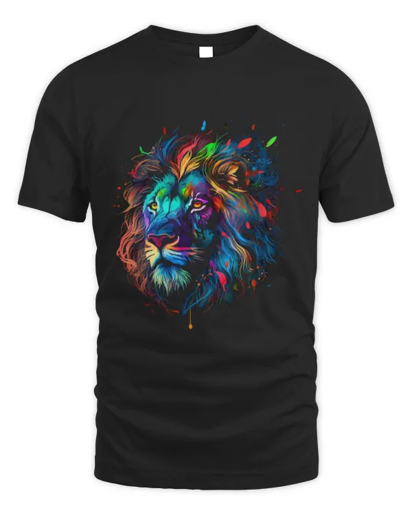 Lion Pet Cool Colorful Wild Lion