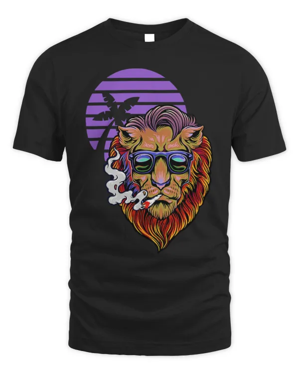 Lion Pet Cool King Lion Stoner Spirit Animal For Cannabis Lovers