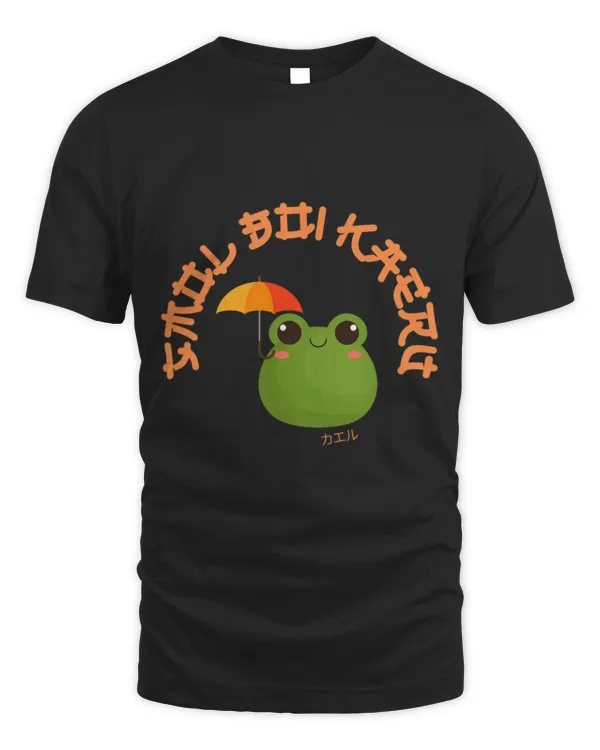 Frog Pet Kawaii Frog Cute Smol Boi Kaeru Frog with Umbrella