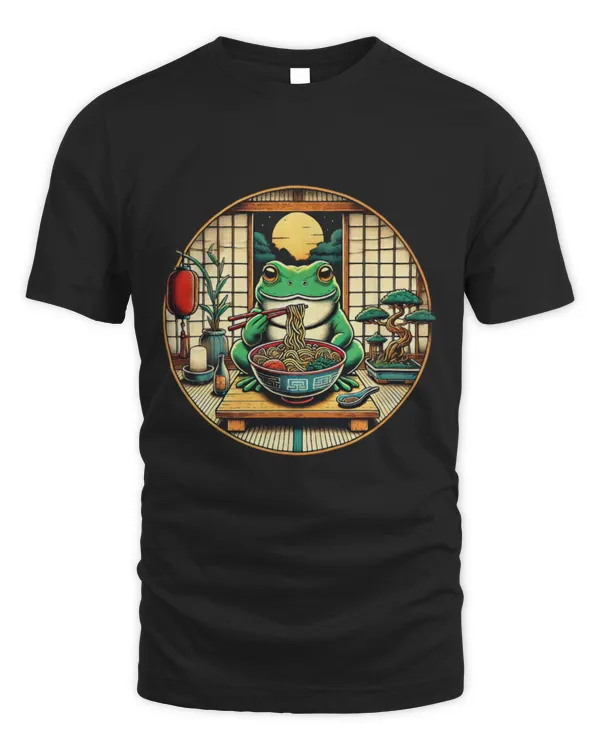 Frog Pet Kawaii Frog Eating Ramen Noodles Japanese