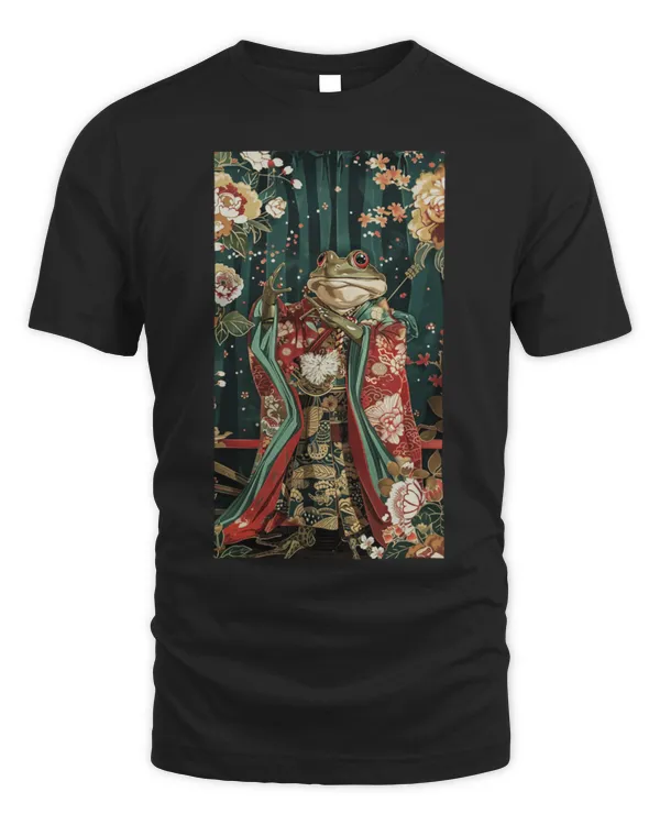 Frog Pet Kabuki Frog Frog Kimono Japanese Cultural Animal