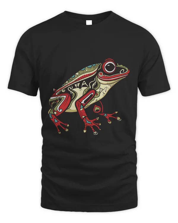 Frog Pet Native American Indian Style Art Pacific Northwest 11  0