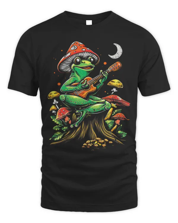 Frog Pet Rockstar Frog Guitar Frog playing guitar Nature