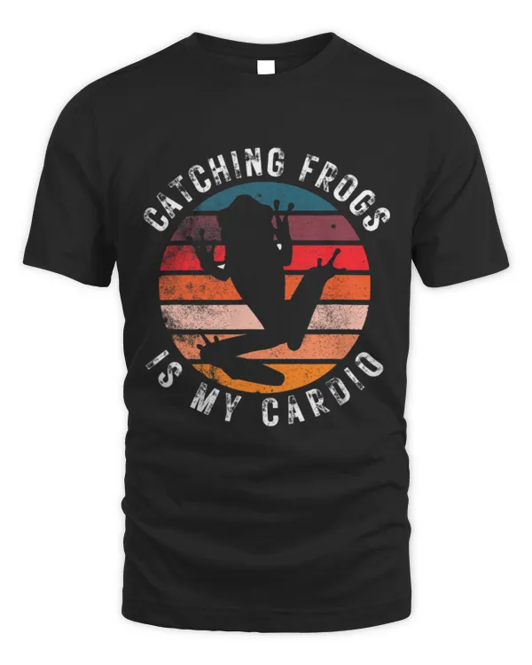 Frog Pet Vintage Frog Gigging Frogging Catching Frogs Is My Cardio 6
