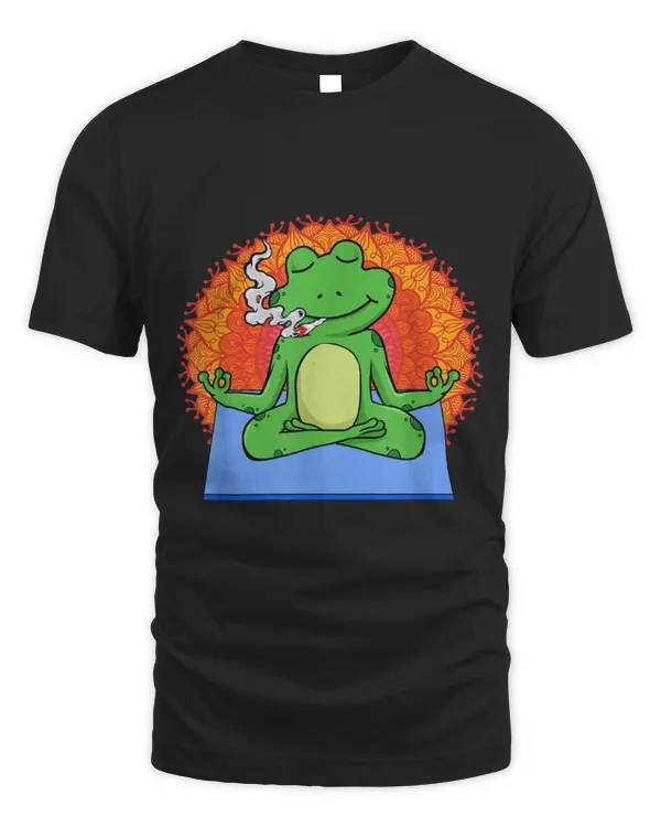 Frog Pet Yoga Kawaii Frog Stoner Spirit For Toad and Cannabis Lovers