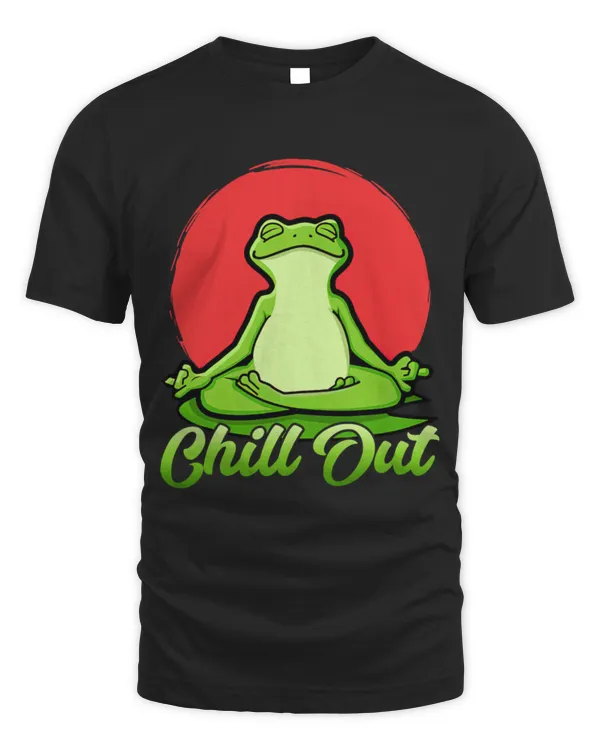 Frog Pet Yoga Frog Chill Out Funny Meditation Yoga 9