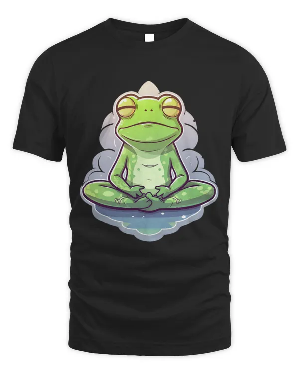 Frog Pet Yoga Frog Meditation Fogs Lotus Position