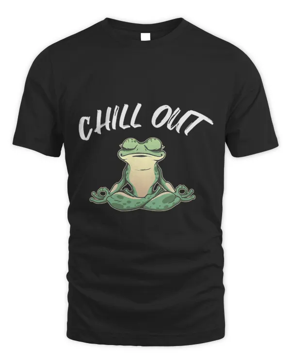 Frog Pet Yoga Frog Chill Out Funny Meditation Yoga