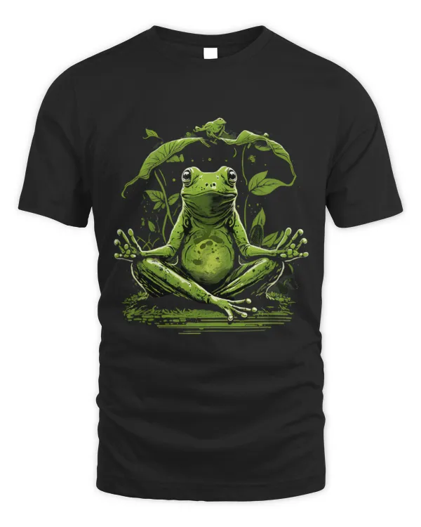 Frog Pet Yoga Frog Meditation Fogs Lotus Position 7