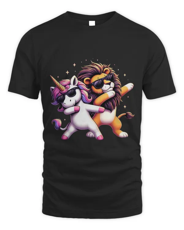 Lion Pet Dabbing Unicorn And Lion Boys Girls Men Women Kids Adults