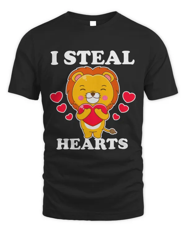 Lion Pet Cute Statement Valentines Day Lion Heart In Love Funny
