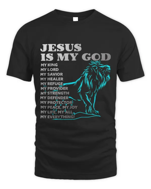Lion Pet Jesus Is My God King My Lord My Savior Lion Christian