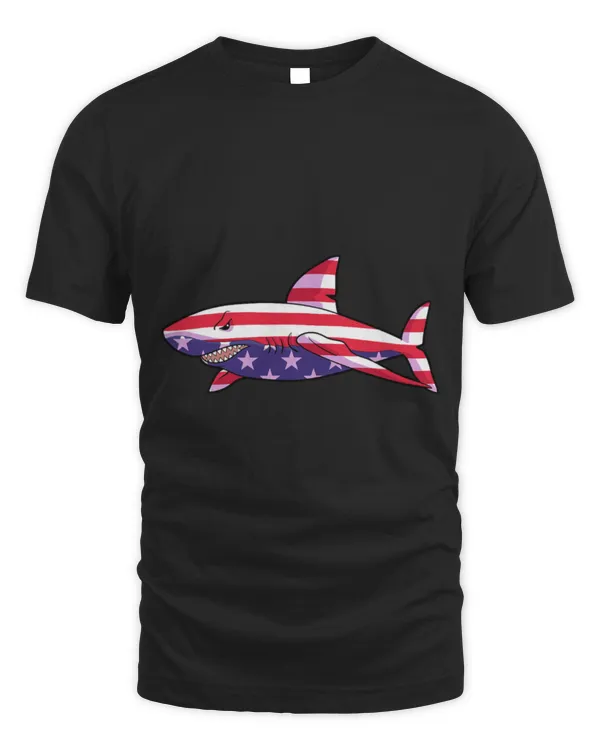 Shark Pet 4th of July Boys Toddler Kids American Flag