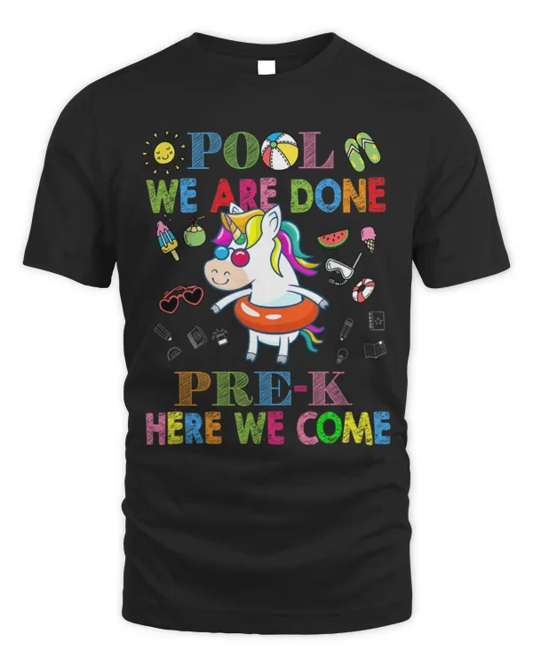 Unicorn Pet PreK Here We Come Back To School Student Kids