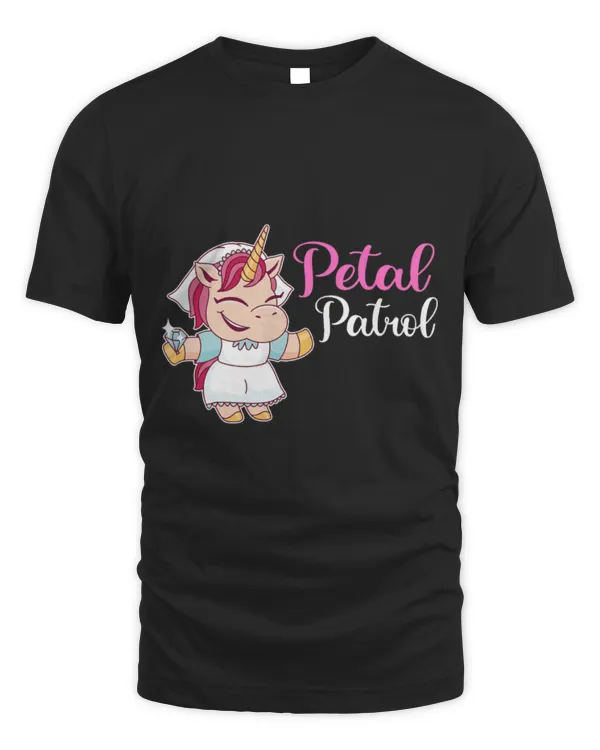 Unicorn Pet Petal Patrol Floral Bridesmaid Proposal Petal Patrol