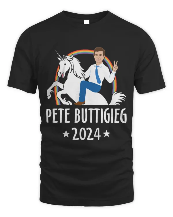 Unicorn Pet Pete Buttigieg 2024 Riding Unicorn