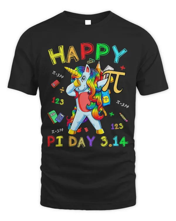 Unicorn Pet Pi Funny Dabbing Unicorn 3 14 Happy Pi Day Men Women