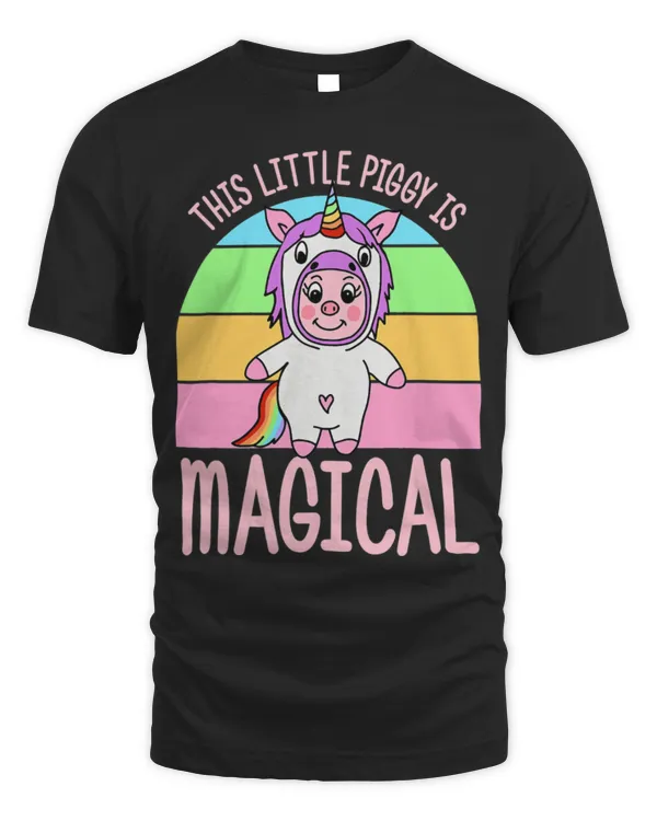 Unicorn Pet Pig Dressed as Unicorn Magical Women and Girls Novelty