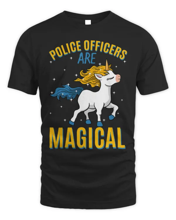 Unicorn Pet Police Officers Are Magical Unicorn Job Policeman Profession