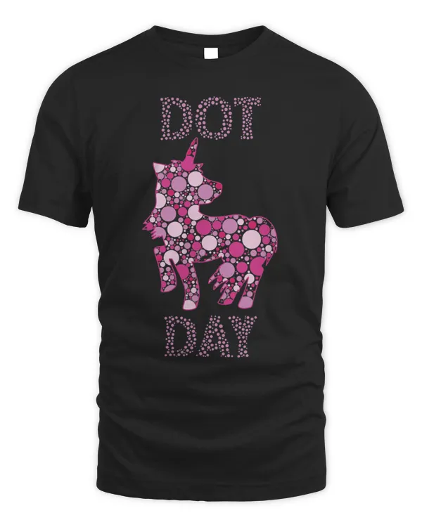 Unicorn Pet Polka Dot Unicorn International Dot Day Pink Unicorn Kids
