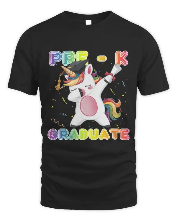 Unicorn Pet Pre Kindergarten Graduation Dabbing Unicorn