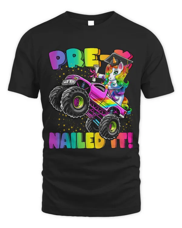 Unicorn Pet PreK Nailed It Unicorn Monster Truck Graduation Cap