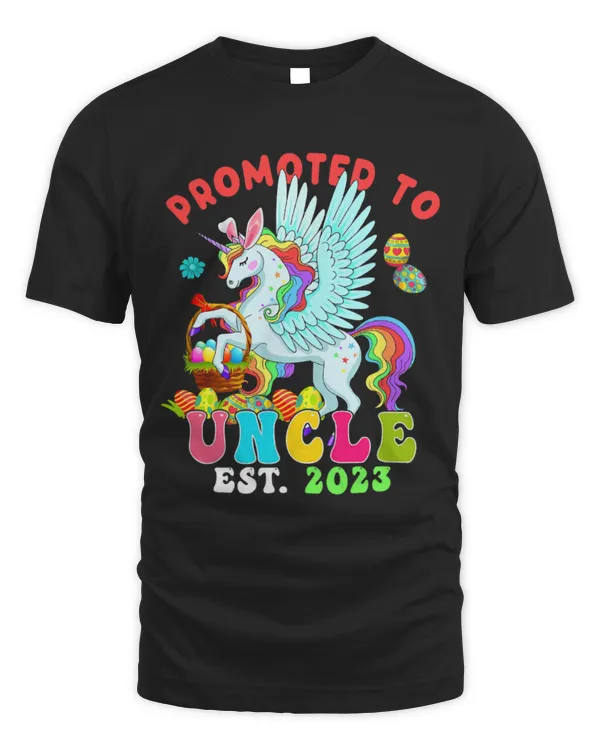 Unicorn Pet Promoted To Uncle Est Easter Unicorn Funny Pregnancy