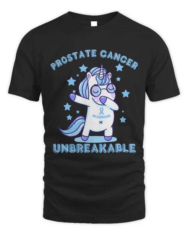 Unicorn Pet prostate cancer unbreakable tee blue ribbon tee for