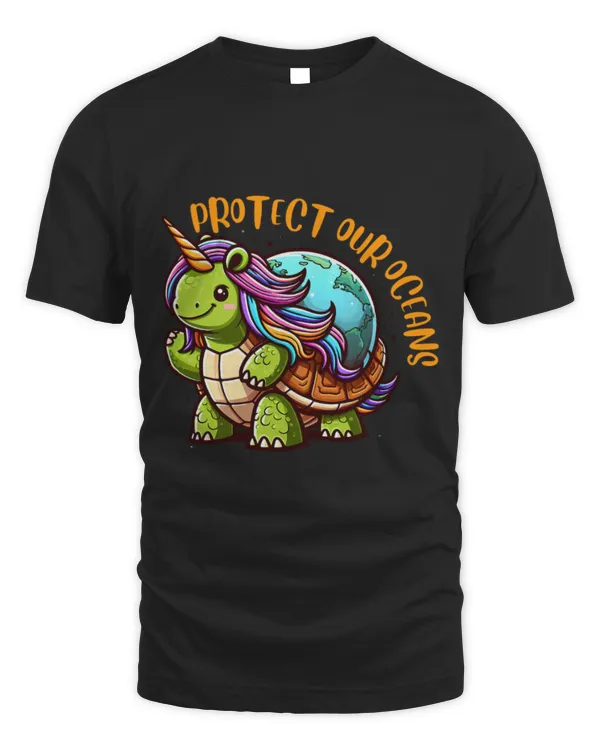 Unicorn Pet Protect Our Oceans World Ocean Day 2024 Turtle Unicorn 2