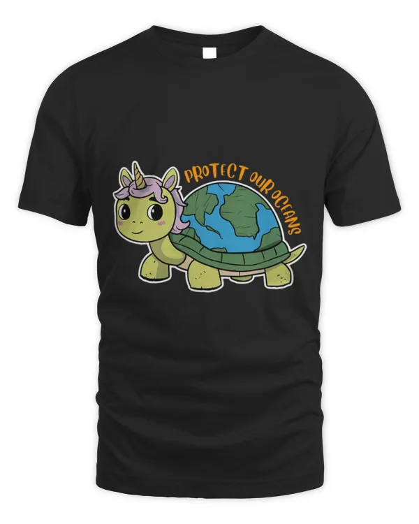 Unicorn Pet Protect Our Oceans World Ocean Day 2024 Turtle Unicorn 3