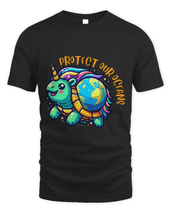 Unicorn Pet Protect Our Oceans World Ocean Day 2024 Turtle Unicorn 5