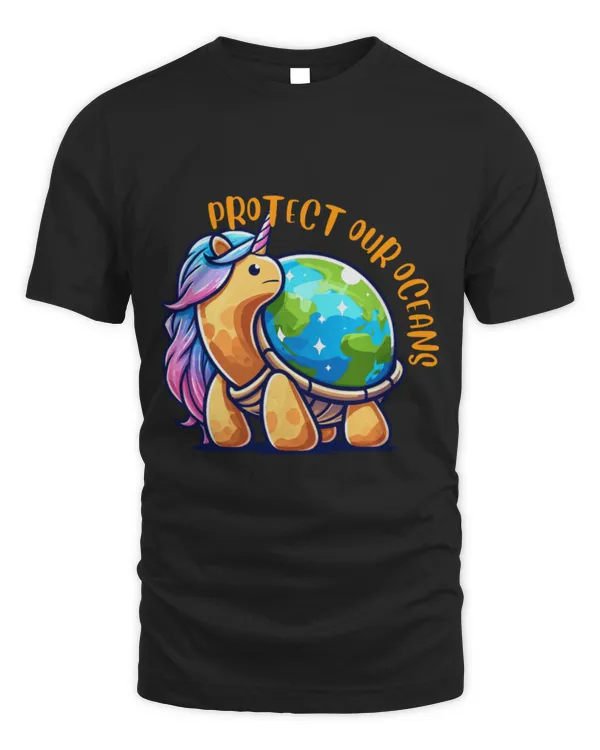 Unicorn Pet Protect Our Oceans World Ocean Day 2024 Turtle Unicorn 4