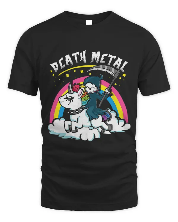 Unicorn Pet Rainbow Skeleton Unicorn Death Metal Music Festival
