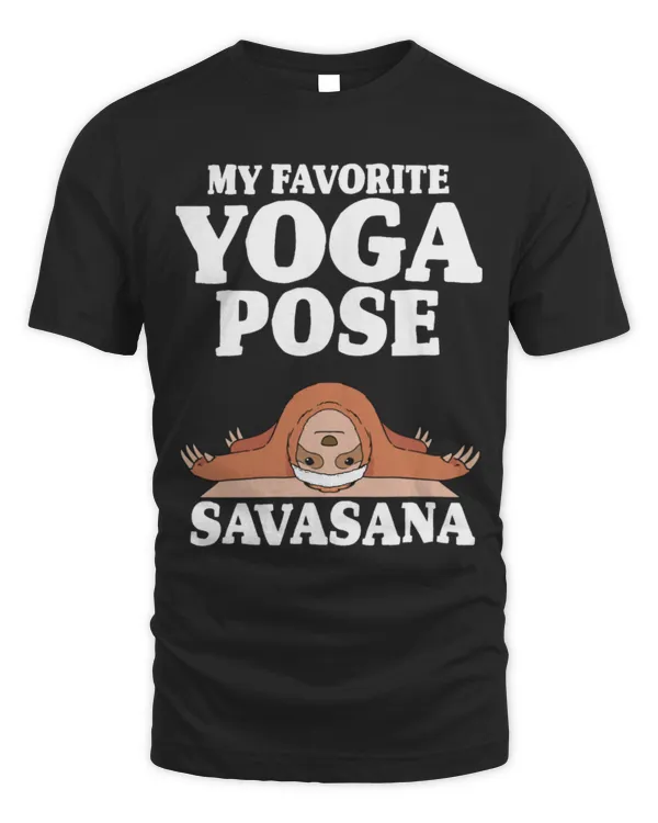 Sloth Pet My Favorite Yoga Pose Savasana Sloth Yoga 1