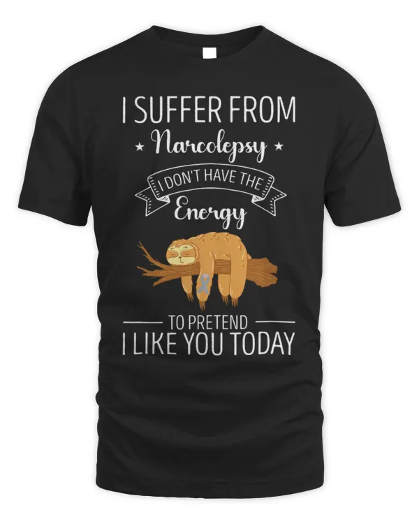 Sloth Pet Narcolepsy Sloth I Suffer From Narcolepsy Awareness Ribbon