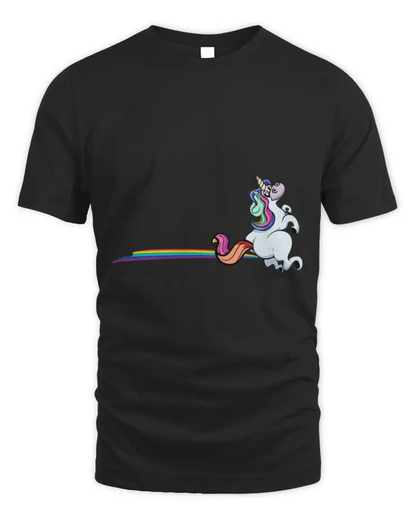 Unicorn Pet Rainbow Butt Scrape Wiping Funny