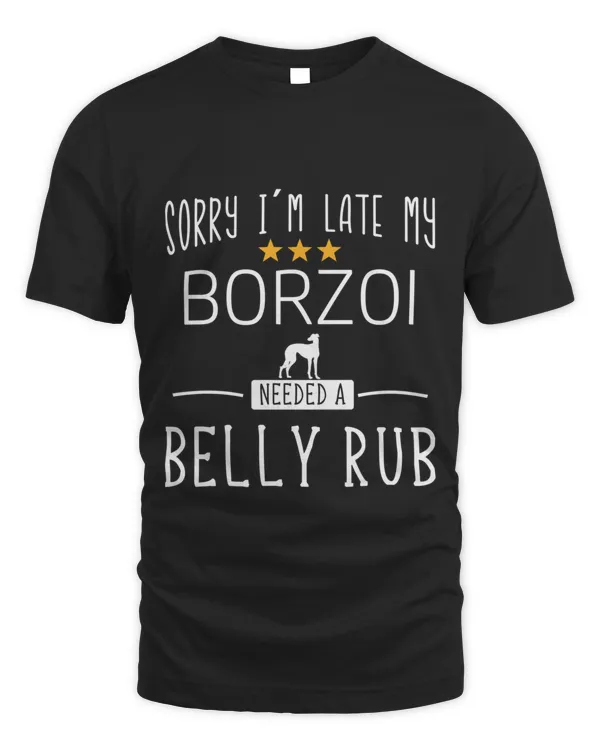 Borzoi Dog Owner Russian Hunting Sighthound Dogs T-Shirt