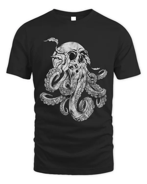 Octopus Pet Kraken Cthulhu Sea Monster Octopus Skull Horror Necronomicon