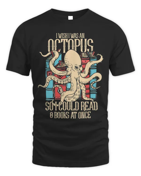 Octopus Pet Kraken Cuttlefish Read Reading