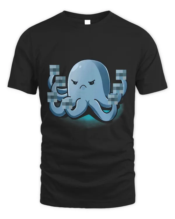 Octopus Pet Middle Finger Censored Funny Kraken Enthusiast