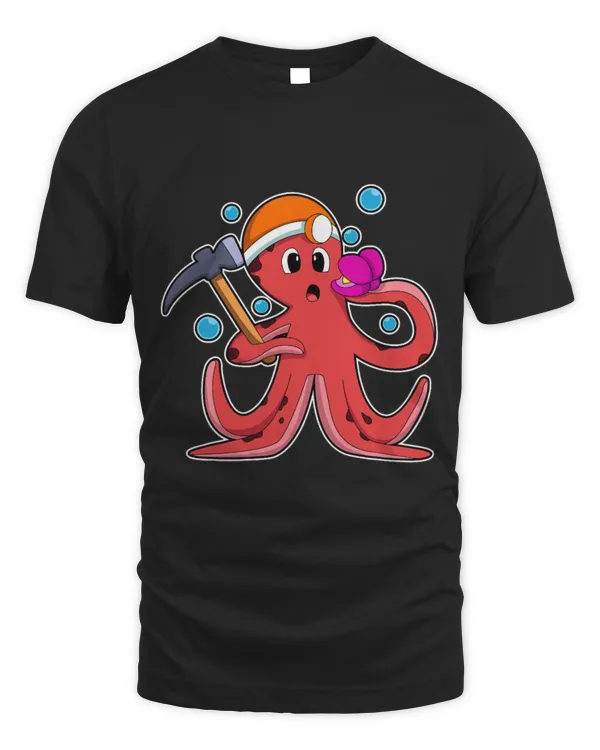 Octopus Pet Miner Pickaxe Mining
