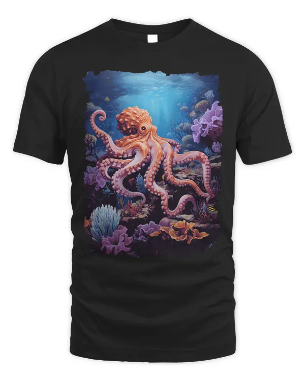 Octopus Pet Kraken Ocean Cephalopod Sea Creatures Graphic 15