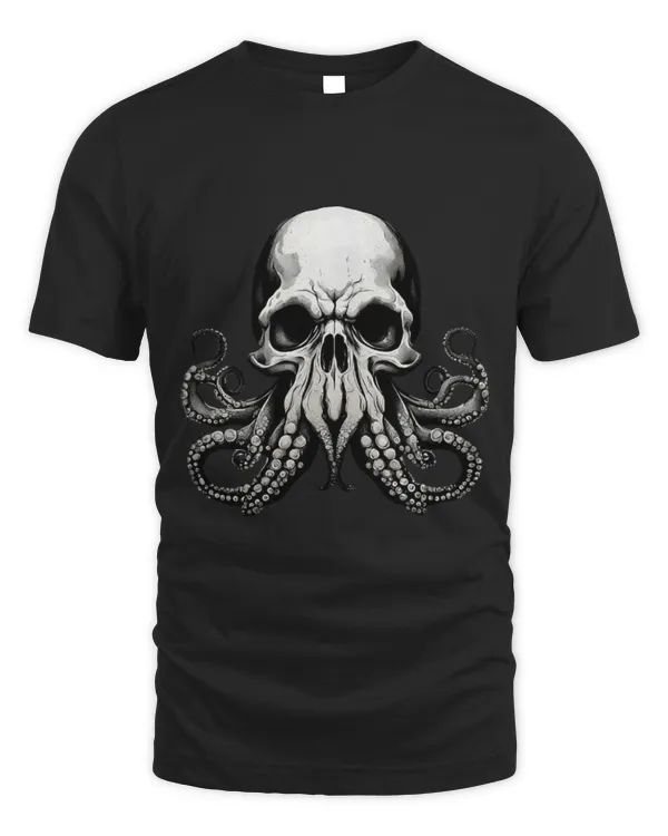 Octopus Pet Kraken skull Octopus Dark Art Aesthetic Grunge clothes