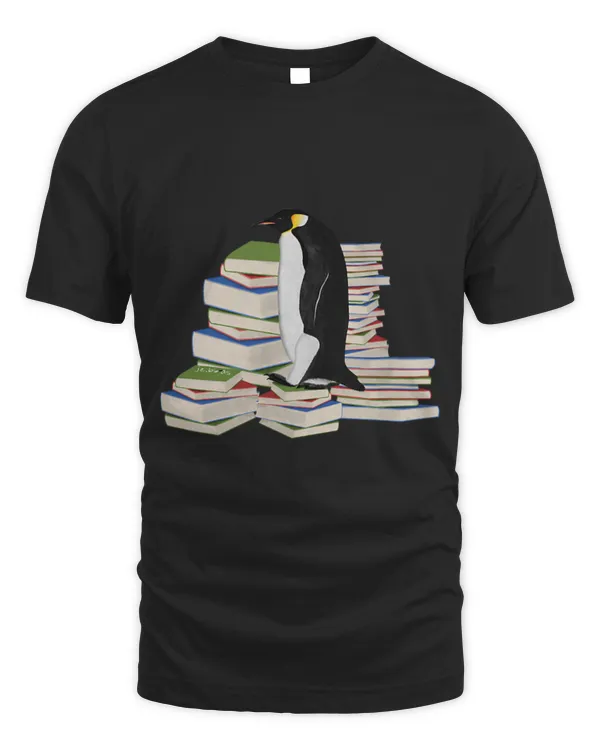 Penguin Pet Birds and Books Reading Bird Watching Bookworm