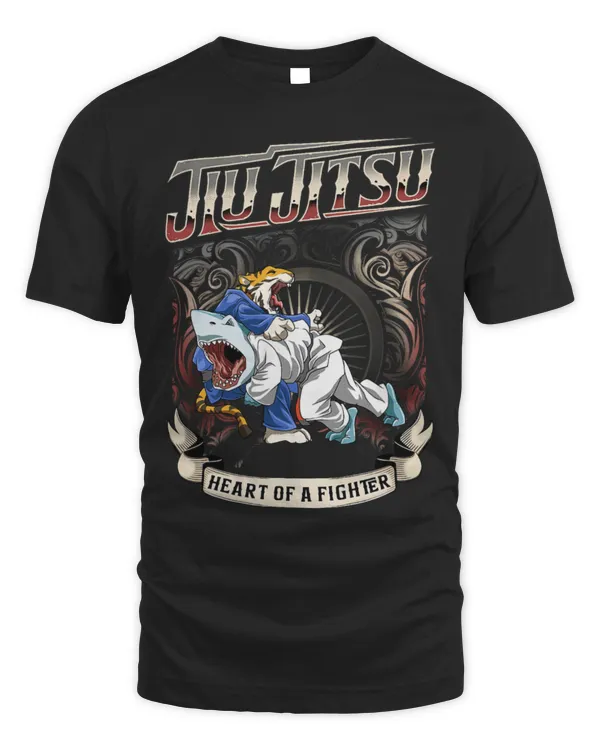 Shark Pet BJJ Heart Of A Fighter Jiu Jitsu Shark